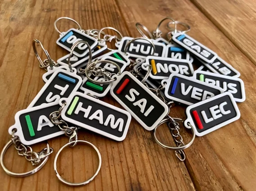 F1 Keychain | F1 Driver| F1 Gift | Formula 1