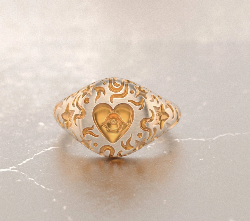 Alchemy Heart Chevalier Ring