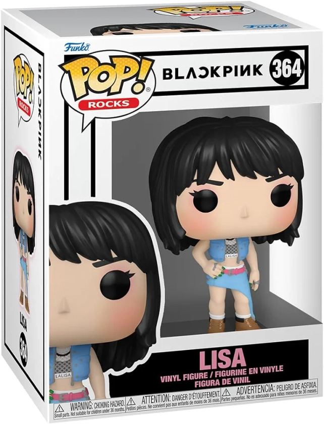Funko Pop! Rocks: Blackpink - Lisa - Figurine en Vinyle à Collectionner - Idée de Cadeau - Produits Officiels - Jouets pour Les Enfants et Adultes - Music Fans