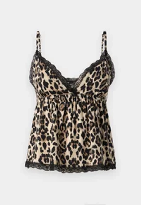 Gina Tricot STRAP SINGLET - Débardeur - brown/marron - ZALANDO.FR