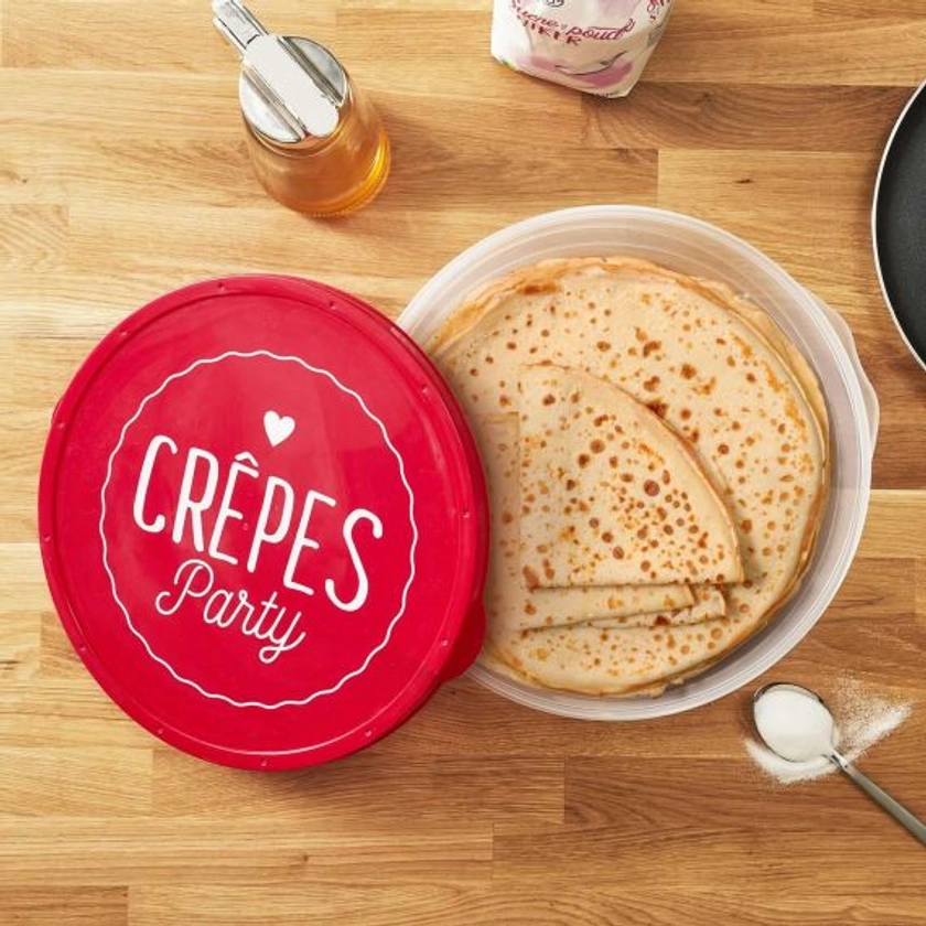 Boîte de conservation pour crêpes