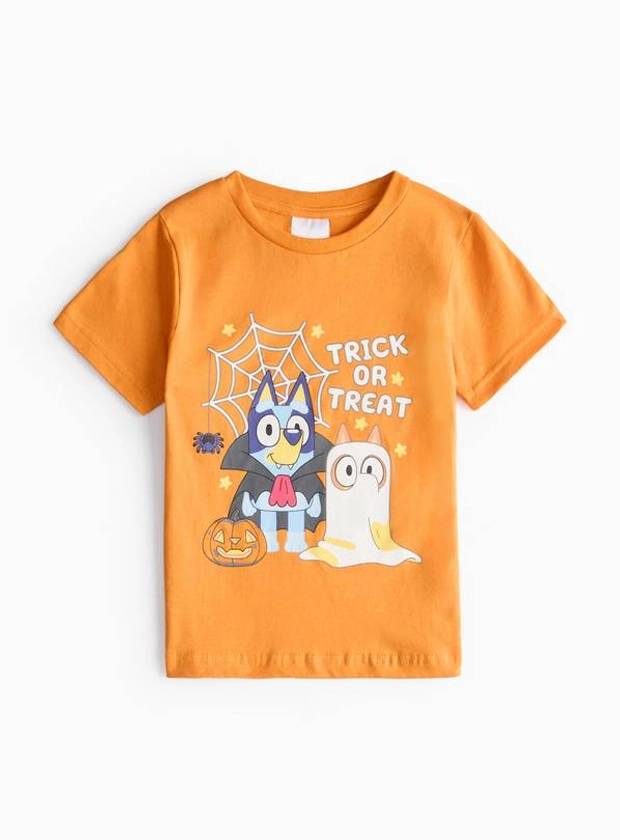 Bluey Halloween Trick Or Treat T Shirt 1-2 years