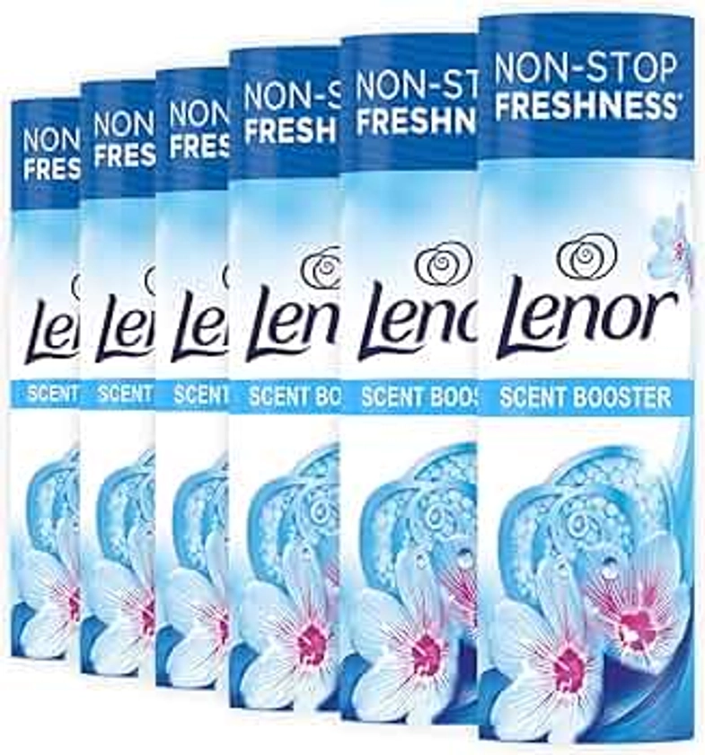 Lenor In-Wash Scent Booster Laundry Beads, A Freshness Boost That Lasts, Spring Awakening (pack of 6 x 245g)