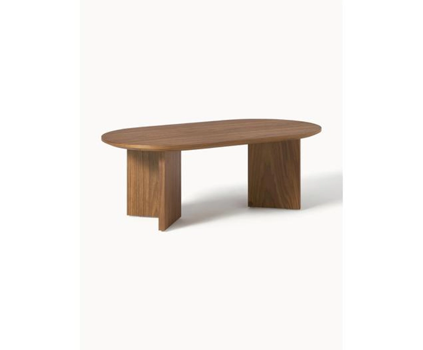 Table basse ovale en bois Toni | Westwing