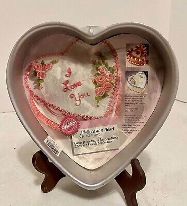 Wilton Heart Cake Pan Vintage 1991 #2105-5176 New Old Stock | eBay