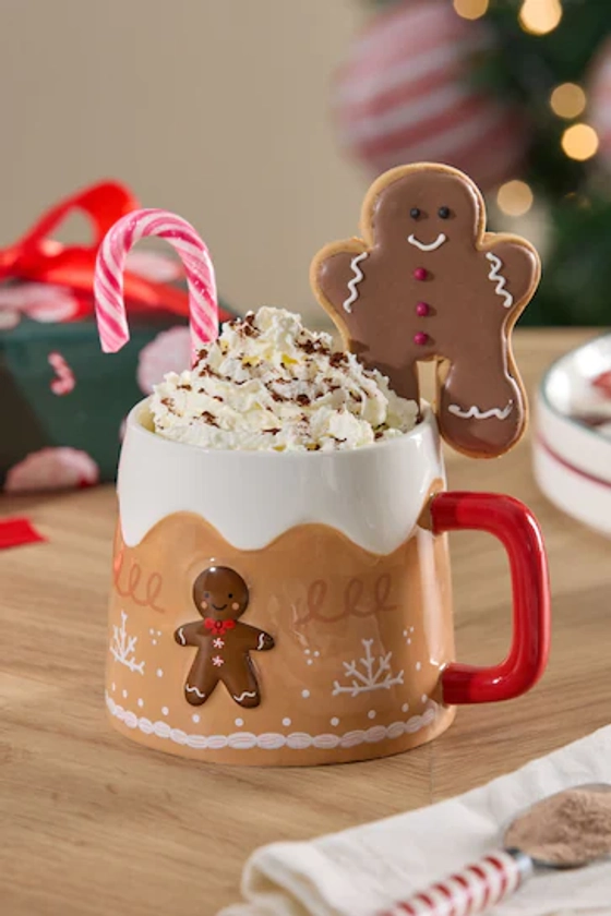 Buy Christmas Hot Chocolate Gingerbread Mug from the Next UK online shop