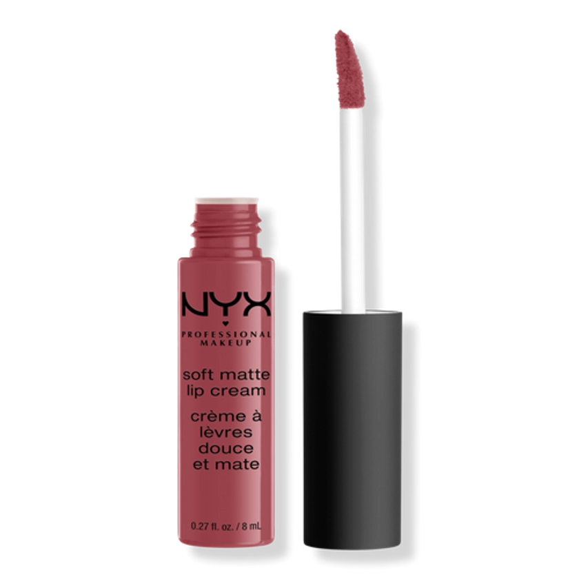 Budapest Soft Matte Lip Cream Lightweight Liquid Lipstick - NYX Professional Makeup | Ulta Beauty