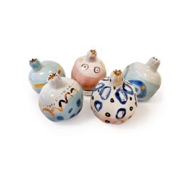 One-of-a-Kind Hand-painted Pomegranates by SIND Studio