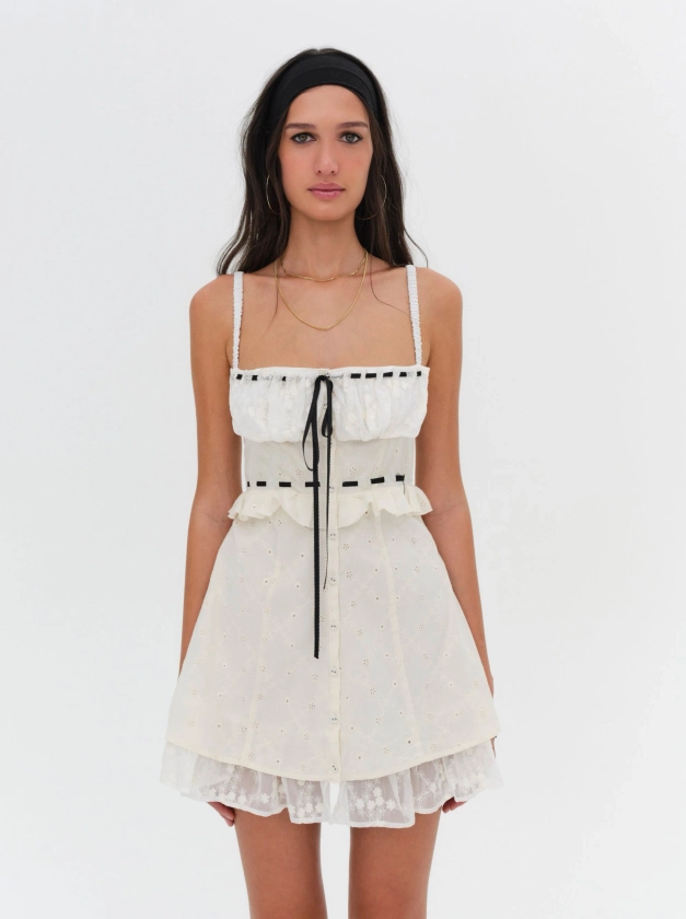 Sora Mini Dress — White