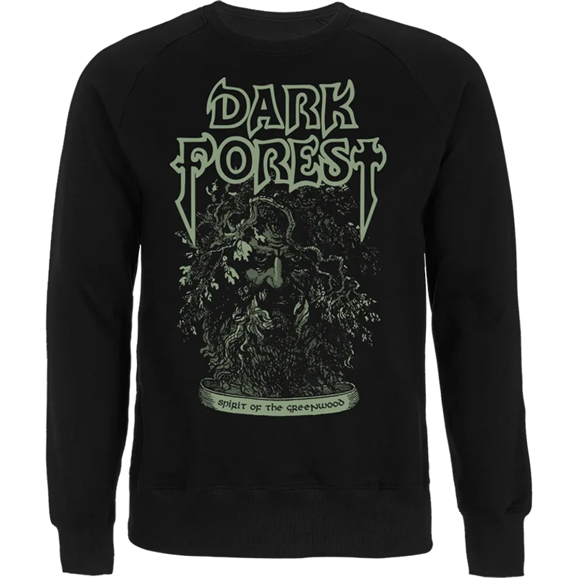 Dark Forest - &#039;Spirit of the Greenwood&#039; Crewneck Sweatshirt (Black)