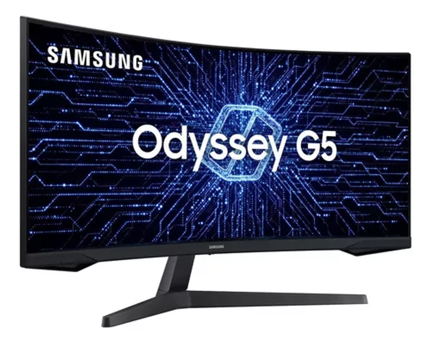 Monitor Gamer Samsung Odyssey G5 34", Ultrawide, 165Hz, 1ms, HDR10, HDMI, FreeSync Premium