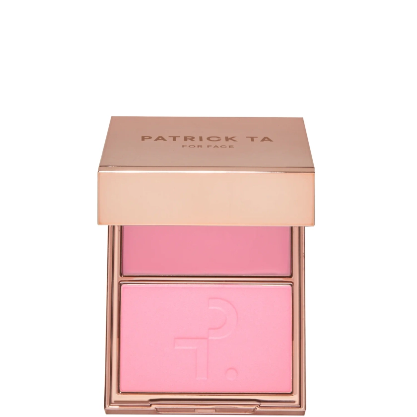 PATRICK TA Major Headlines Double-Take Cream and Powder Blush Duo (Various Shades)