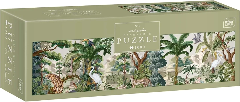 Interdruk- Puzzle, PUZPA1000SG1, Secret Garden no. 1
