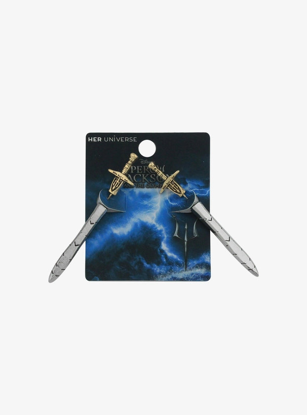 Her Universe Disney Percy Jackson And The Olympians Sword Front/Back Earrings
