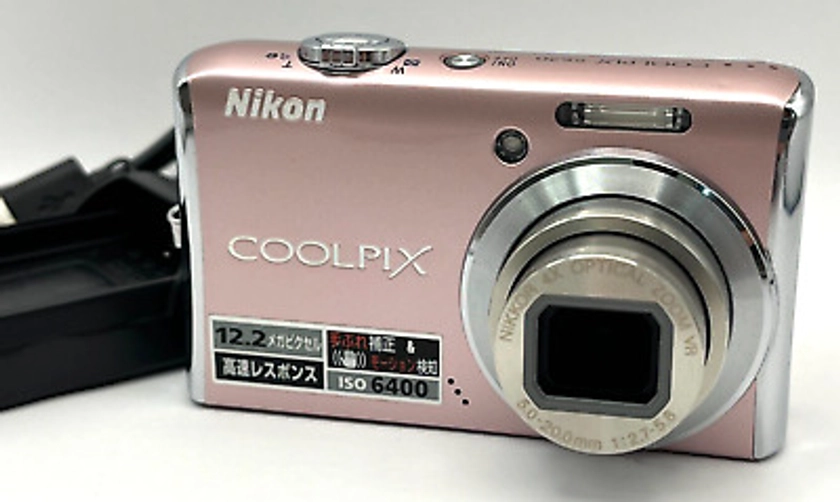 Nikon COOLPIX S620 Pink 12.2MP Digital Camera Opt 4X Zoom w/ Charger from JAPAN | eBay