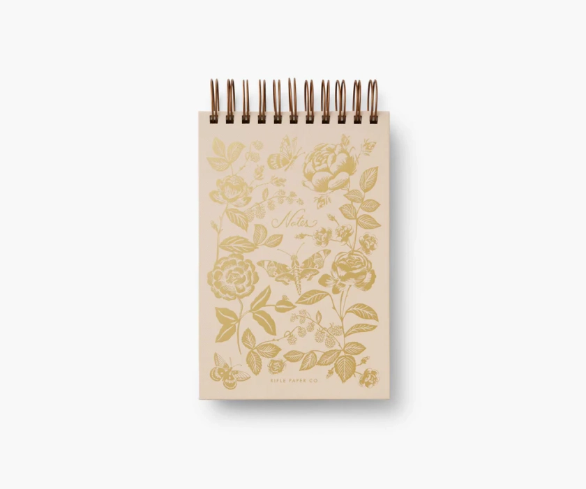 Desktop Spiral Notepad - English Rose