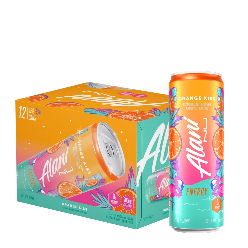 Alani Nu - Energy Drink - Orange Kiss - 12 Cans | GNC