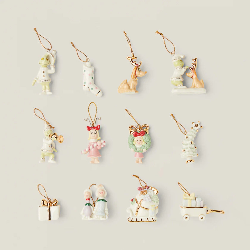 How The Grinch Stole Christmas 12-Piece Ornaments