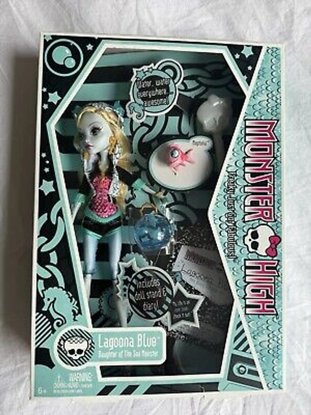 2009 MONSTER HIGH FIRST WAVE ORIGINAL LAGOONA BLUE ( P2673-NEW IN BOX)