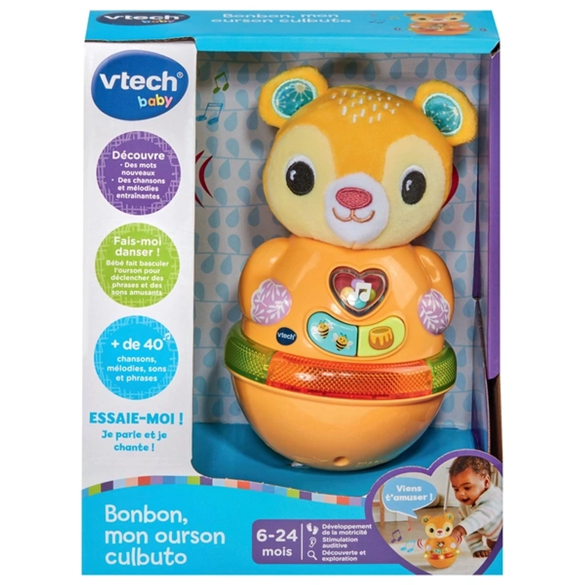 VTech - Jouet d'Éveil Bonbon mon Ourson Culbuto