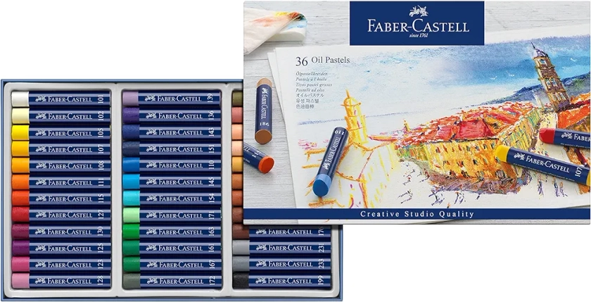 Faber-Castell 127036 Pastel à l'huile STUDIO QUALITY boîte de 36