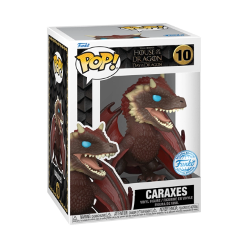 * EM PRÉ-VENDA ONLINE * Funko POP! Television Game Of Thrones The House Of The Dragon Caraxes #10 Special Edition