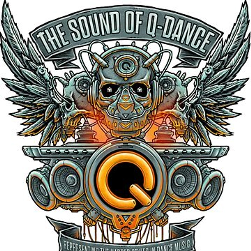 Sticker avec l'œuvre « Qdance Festival » de l'artiste 16gym
