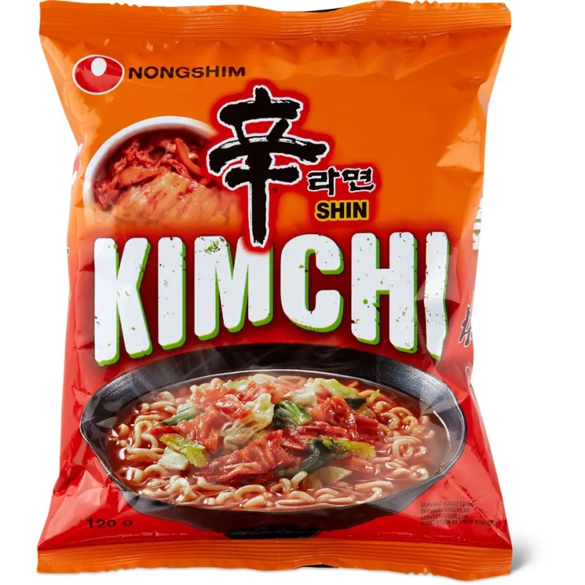 Nongshim Kimchi · Nudelsuppe · mit Kimchi-Geschmack