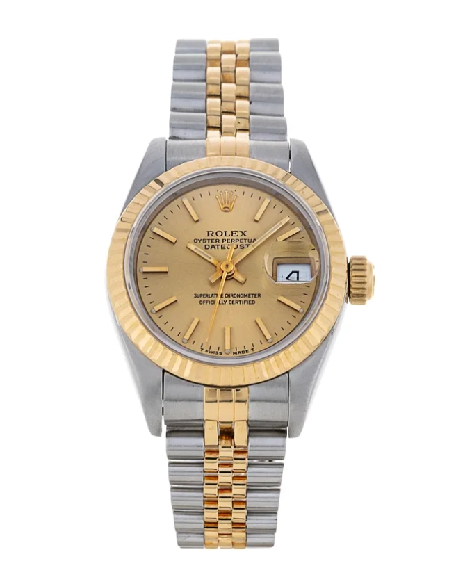 Rolex Datejust Lady - Champagne Baton Dial & Bracelet Strap