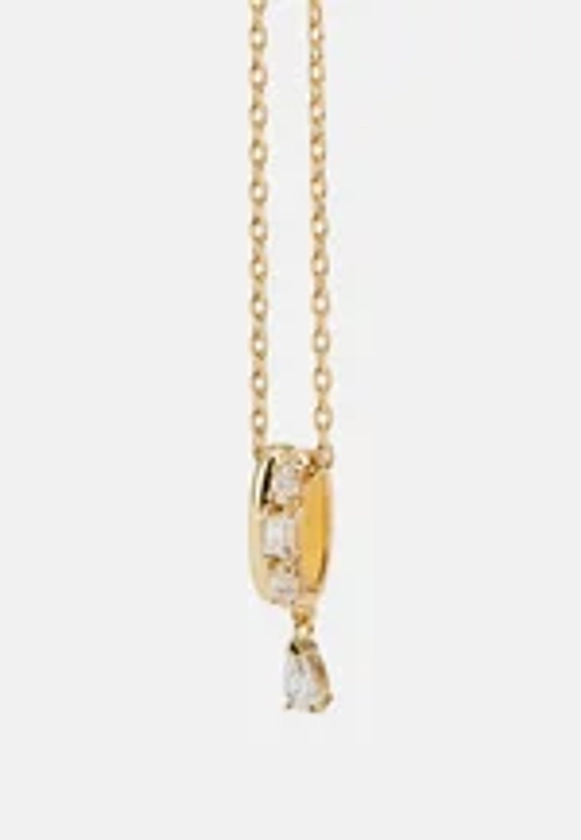 DEXTERA PENDANT - Collier - gold-coloured/white