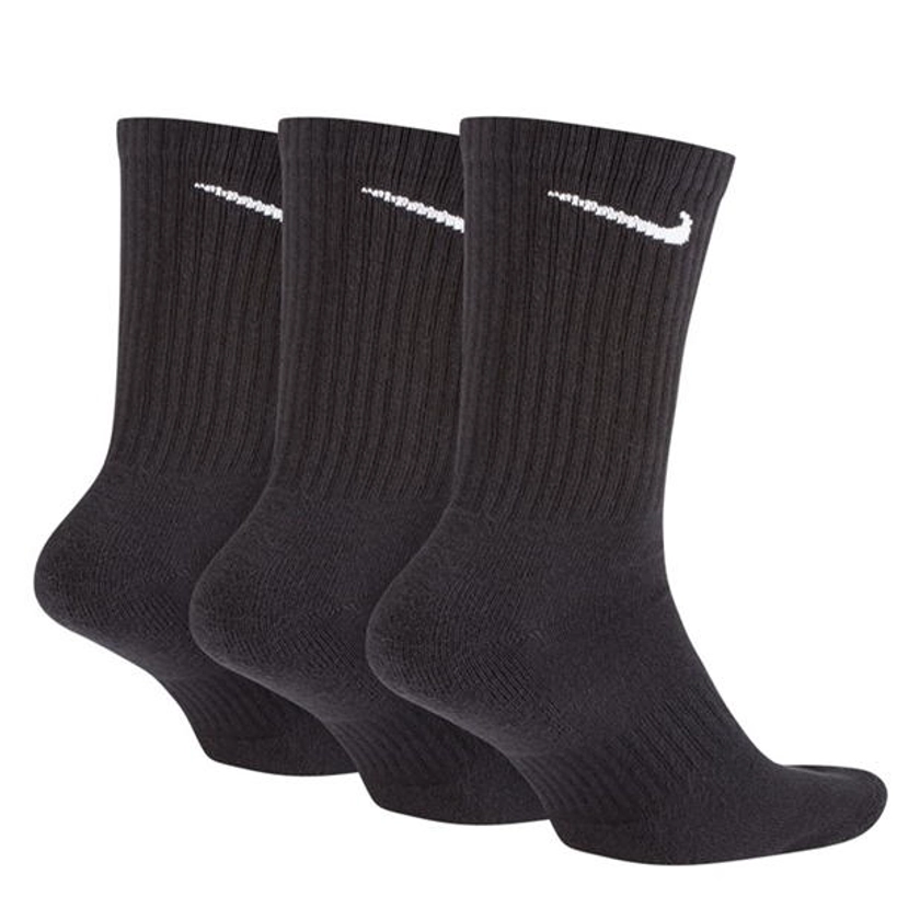 Everyday 3 Pack Cotton Cushioned Crew Socks Mens