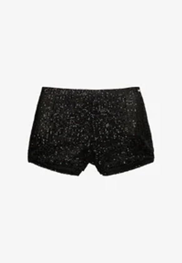 SEQUINNED PARTY - Short - black