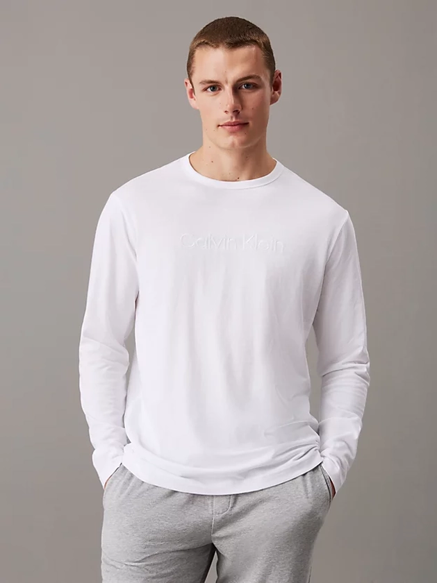 Long Sleeve Lounge T-shirt Calvin Klein® | 000NM2771E100