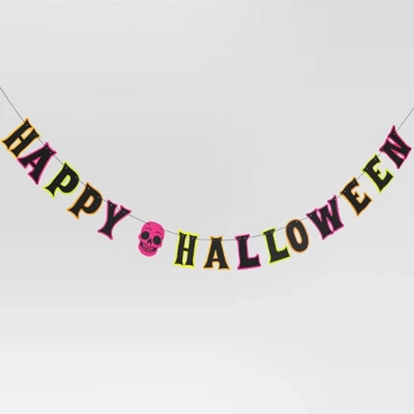 6' Paper 'Happy Halloween' Word Garland - Hyde & EEK! Boutique™