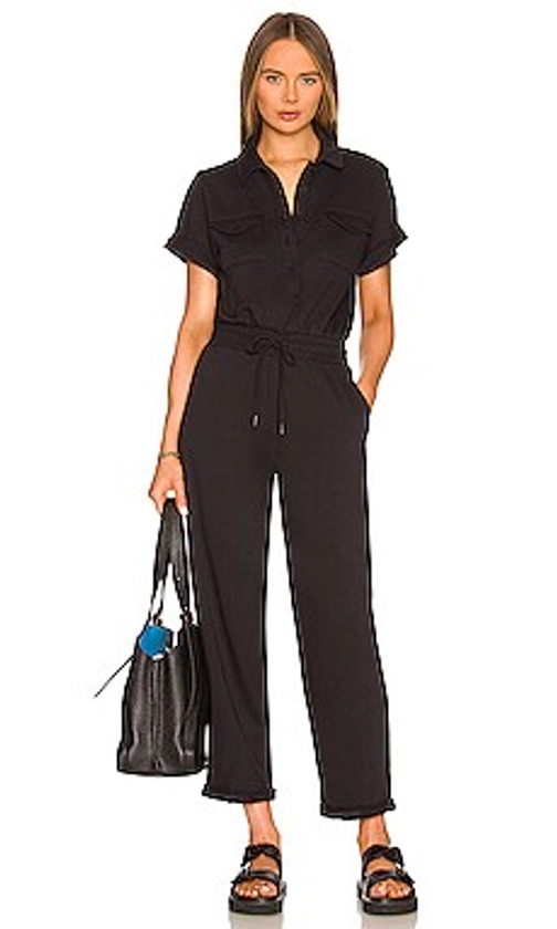 525 Distressed Wash Utility Jumpsuit in Black from Revolve.com