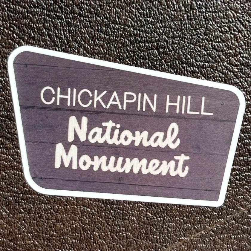 Chickapin Hill National Monument Vinyl Sticker - Etsy