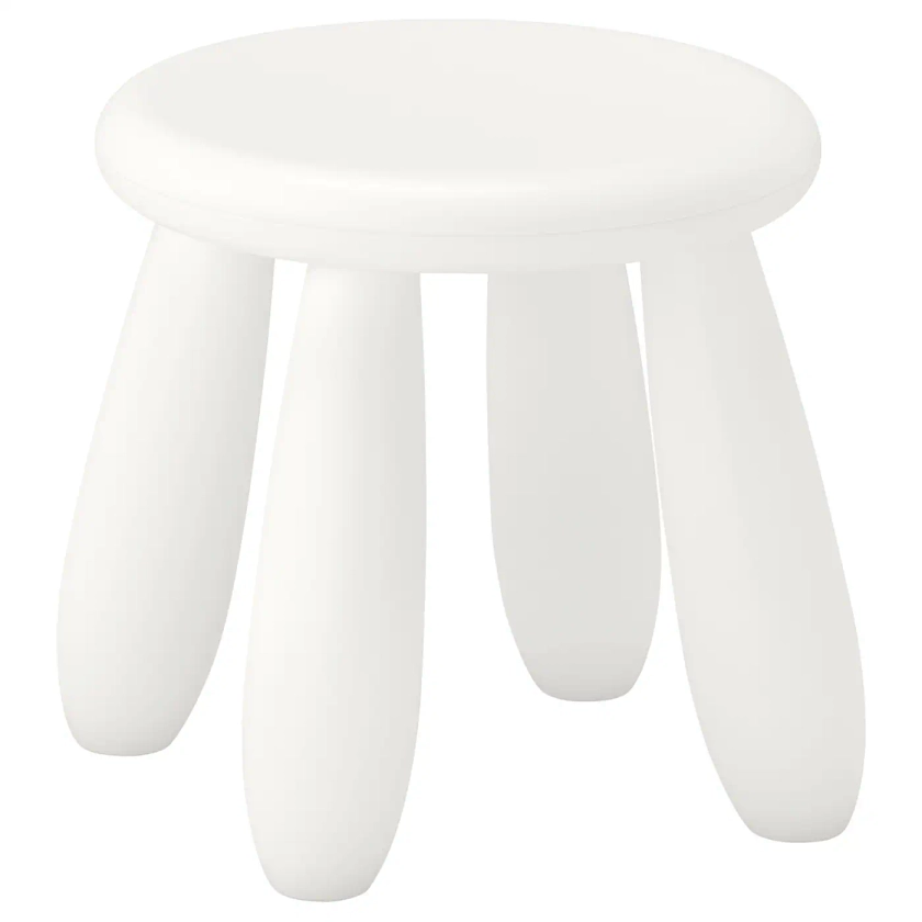 MAMMUT Children's stool, in/outdoor white, white - IKEA