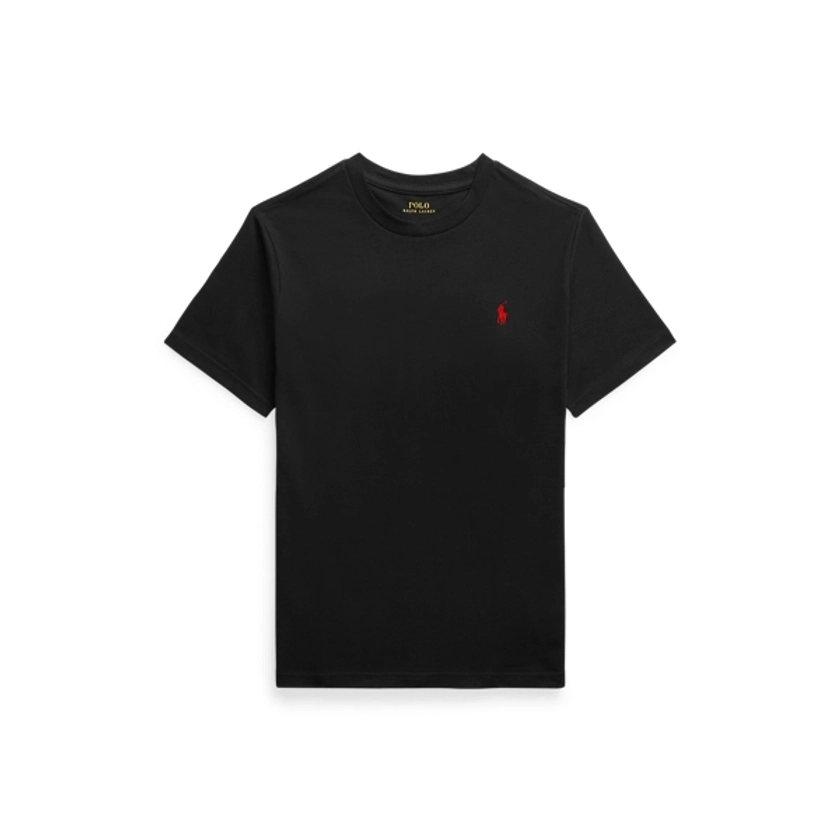 T-shirt col rond jersey de coton pour garçons | Ralph Lauren® FR