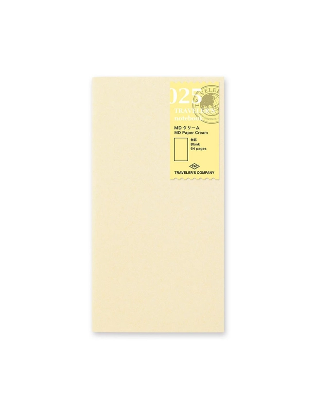 Recharge 025 - Carnet MD Paper Cream - TRAVELER'S notebook