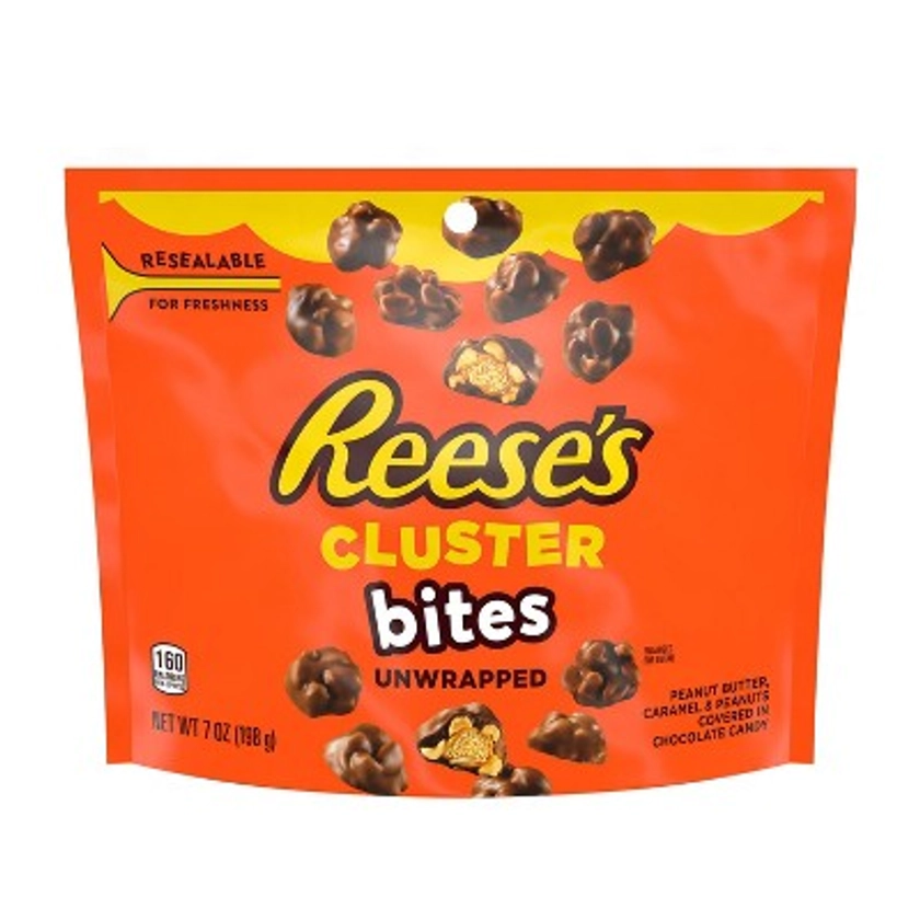 Reese's Peanut Butter Cluster Bites Pouch Candy - 7oz