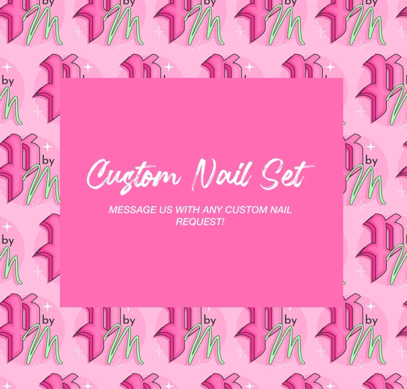 CUSTOM NAIL SET Luxury Press on Nails Glue on Nails Press on Nails Fake Nails Custom Nails Choose Your Design Nailscustom Color - Etsy