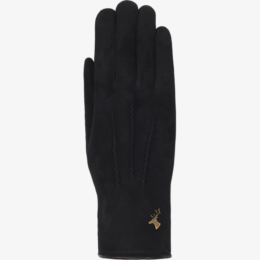 Gants en Daim Noir pour Femmes - Elizabeth (Onyx)