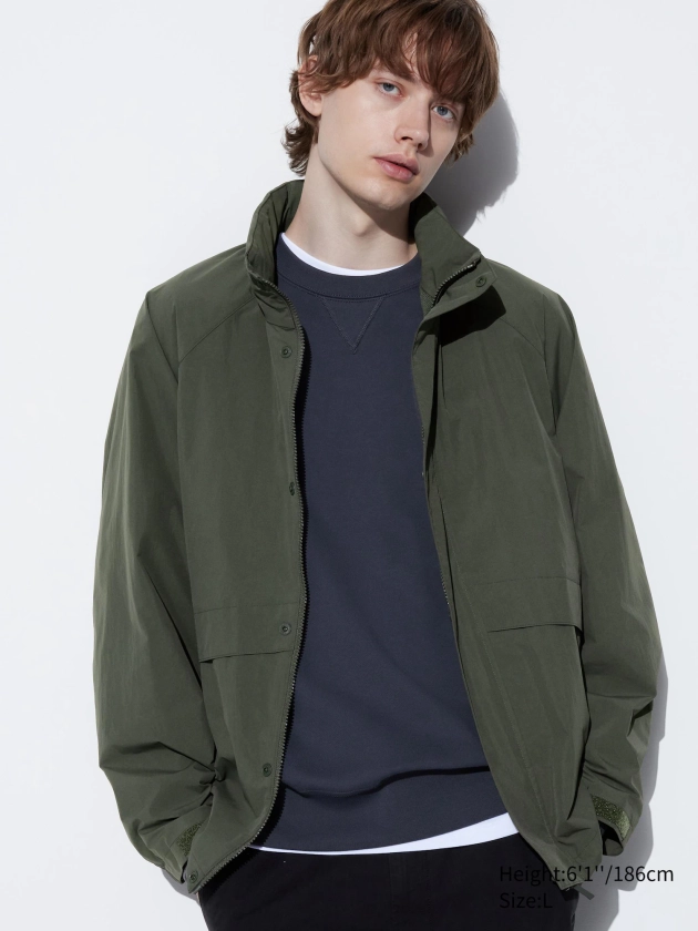 Windproof Stand Collar Blouson