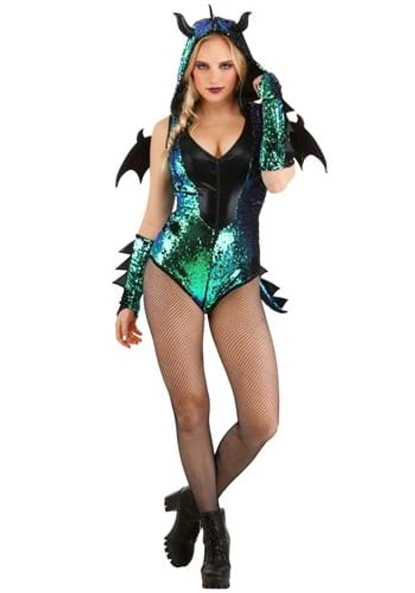 Women's Dragon Sequined Costume