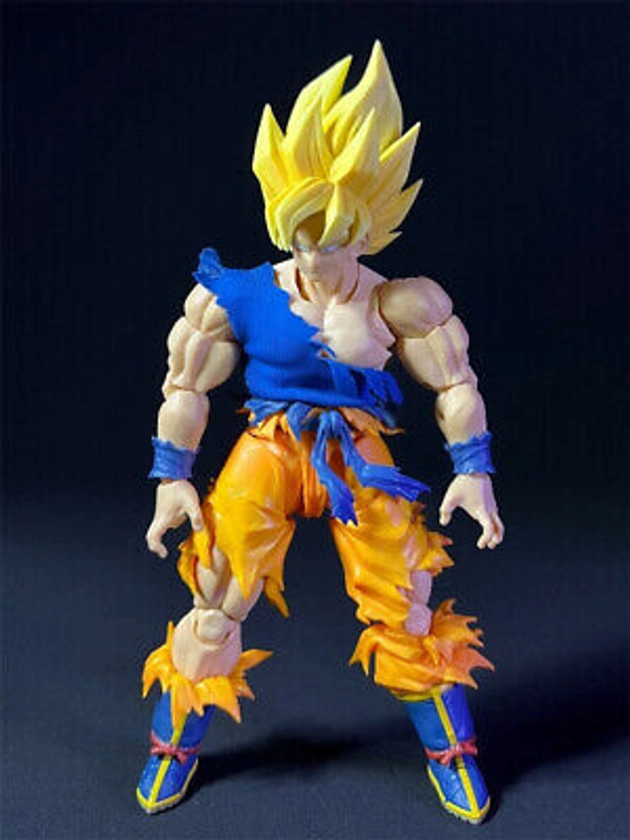 Custom Vest Blue For S.H.Figuarts Dragon Ball Z Saiyan 3.0 Son Goku（No Figure） | eBay