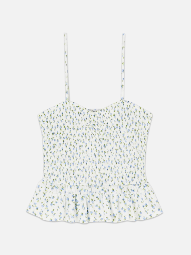 Co-ord Floral Shirred Cami Top