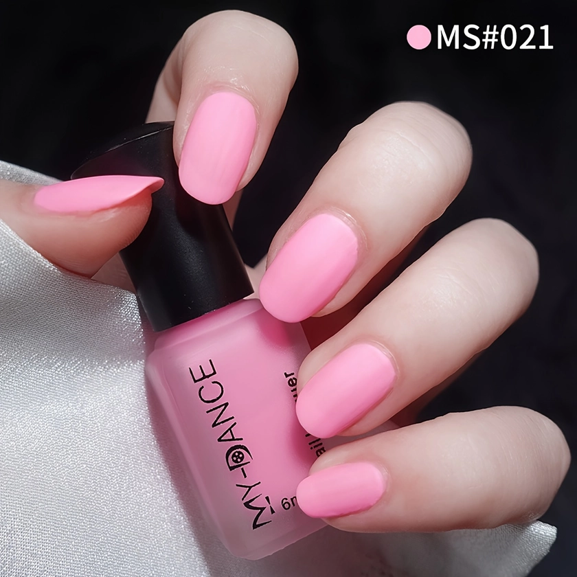 1 Bottle Matte Nail Polish Free Baking Quick Drying Velvet - Temu