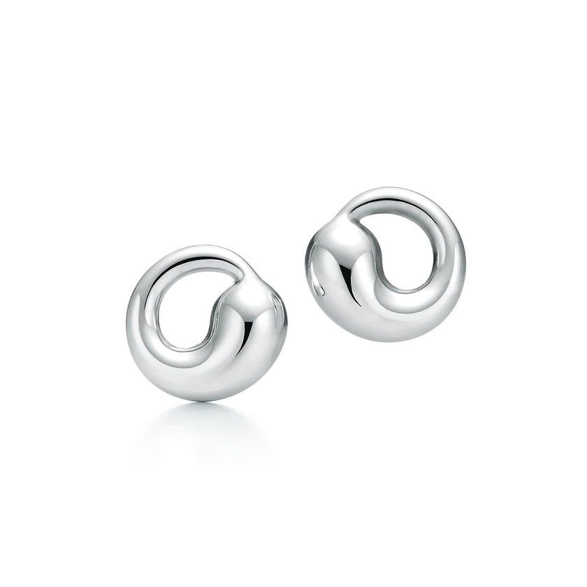 Boucles d’oreilles Eternal Circle par Elsa Peretti® en argent 925 millièmes. | Tiffany & Co.