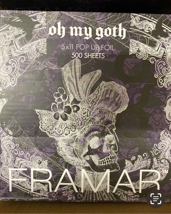 Framar Oh My Goth 5 x 11  Pop Up Foil - 500 Sheets “Authentic Brand New” Limited