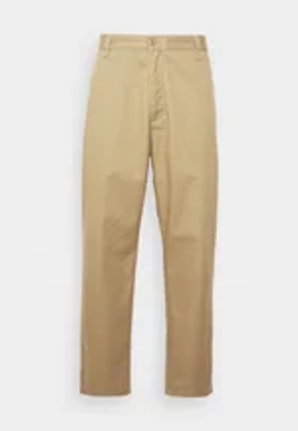 Carhartt WIP CALDER PANT - Pantalon classique - larch rinsed/kaki - ZALANDO.FR